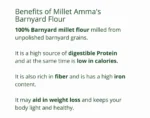 Barnyard Millet Flour Organic - 500gm - Image 4