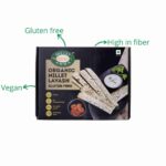 Millet Lavash Gluten Free - 150 Gms Pack | 72% Millet Content | Ready to Eat - Image 3