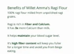 Organic Ragi (Finger Millet) Millet Flour | Gluten Free - 500gm - Image 3