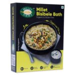 Millet Bisibele Bath Mix | 250 GMS Pack | Easy & Ready to Cook Mix | Healthy and Nutritious Millet Breakfast Mix| Gluten Free | Directions Published on The Back Side - Image 2