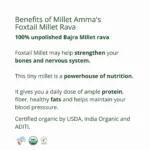 Foxtail Millet Rava Organic - 500gm - Image 3