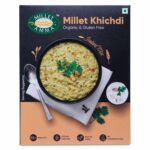Organic Millet Khichdi Mix | 250 GMS Pack | 65% Millet Content | Easy & Ready to Cook | Instant Millet Breakfast Mix | Rich in Protein & High Fiber | 100% Vegan